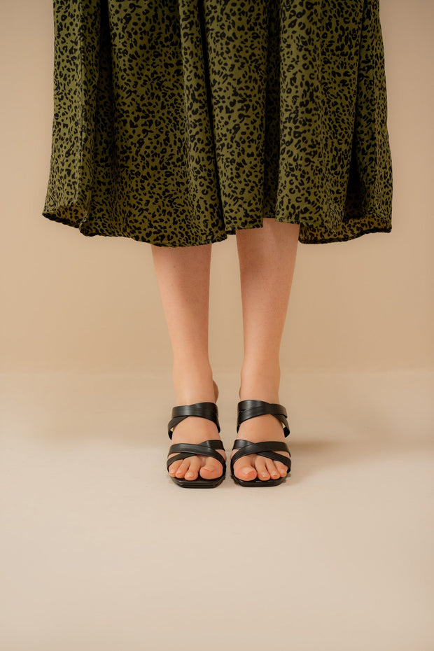 Double Criss-Cross Strappy Heels
