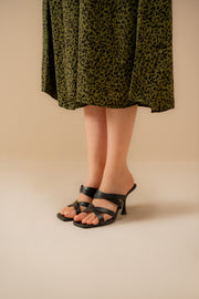Double Criss-Cross Strappy Heels
