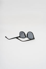 Grey Round Frame Sunglasses
