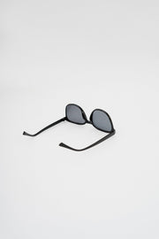 Grey Round Frame Sunglasses