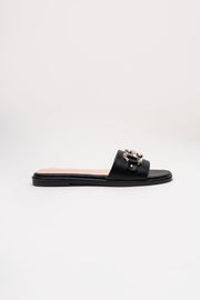 Black Chain Flats