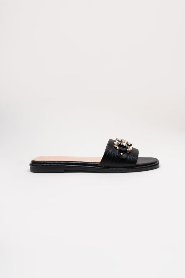 Black Chain Flats