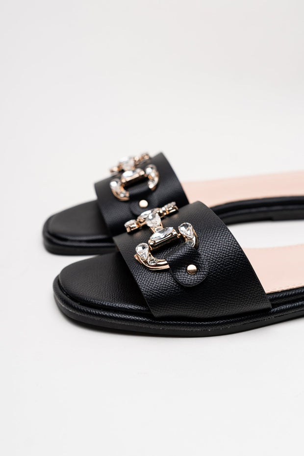 Black Chain Flats