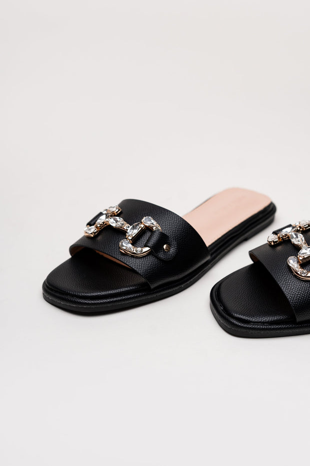 Black Chain Flats