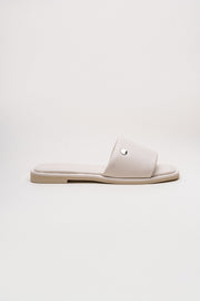Beige Luxe Flat Slip-Ons