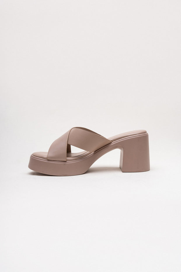 Light Brown Platform Heels