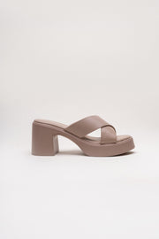 Light Brown Platform Heels