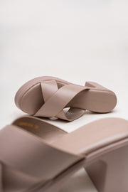 Light Brown Platform Heels