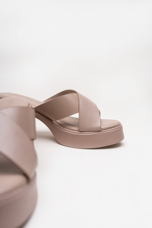 Light Brown Platform Heels