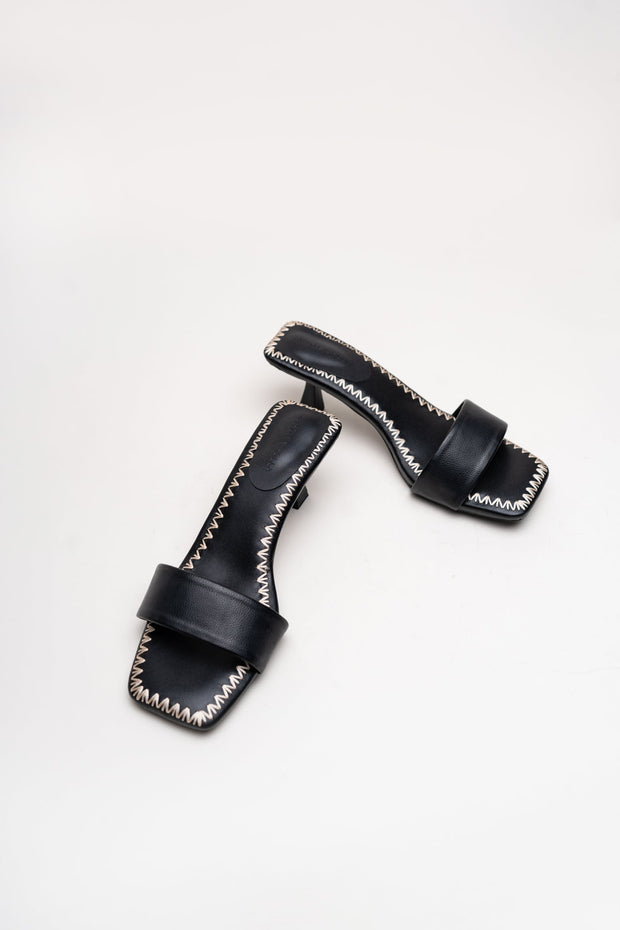 Classic Black Kitten Heels