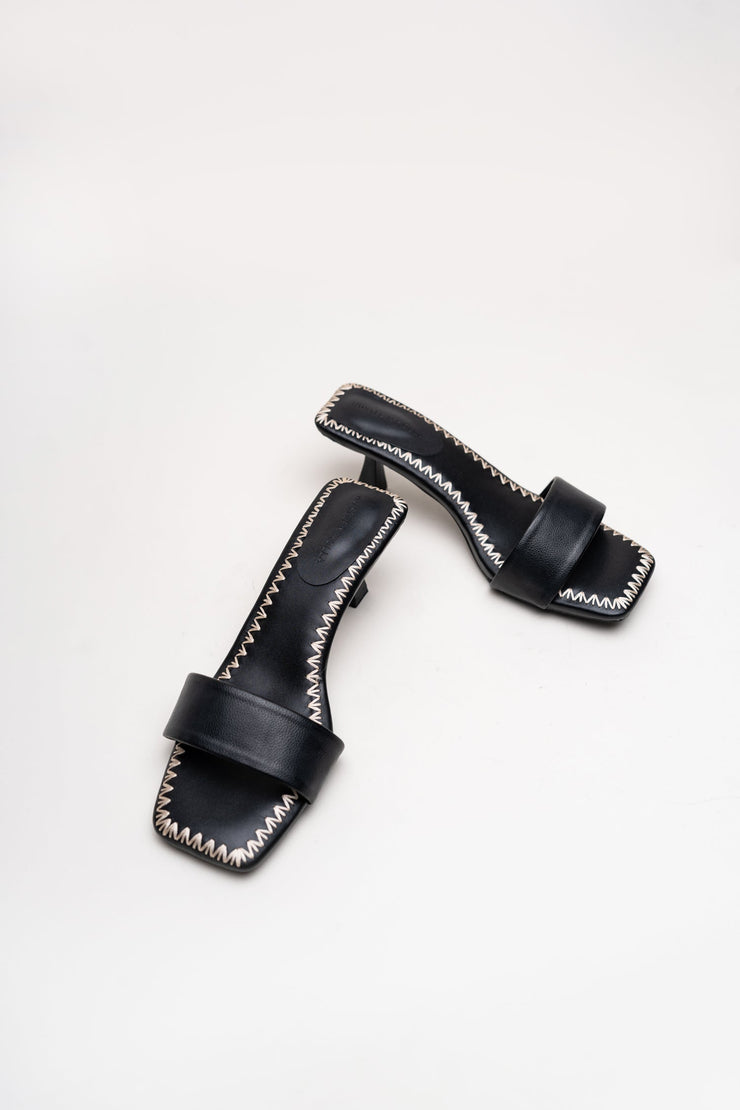 Classic Black Kitten Heels