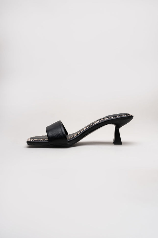 Classic Black Kitten Heels