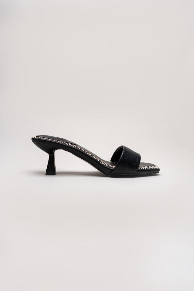 Classic Black Kitten Heels