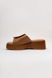 Skin Strappy Contrast Flats
