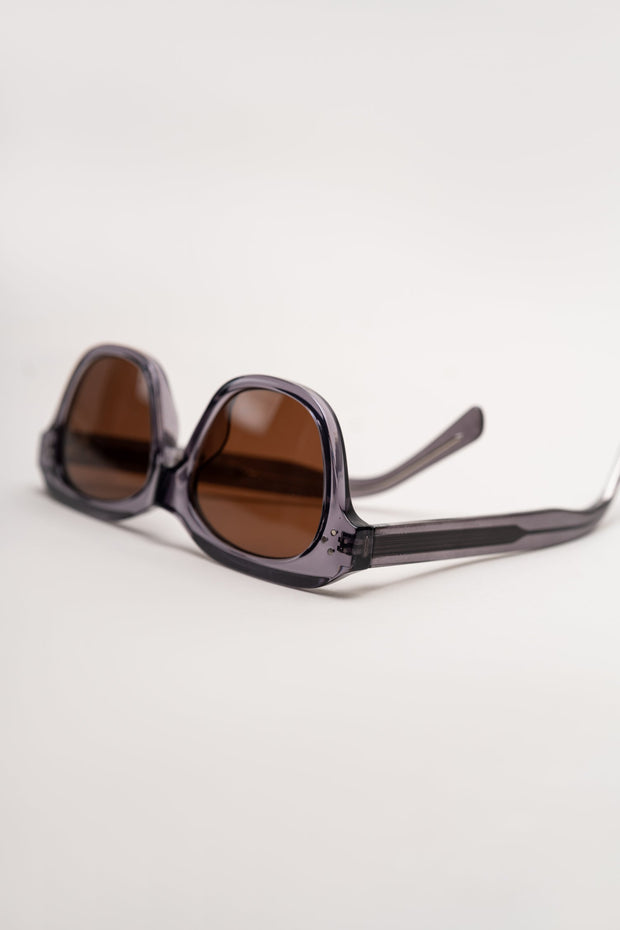 Black Frame Tinted Shades Sunglasses