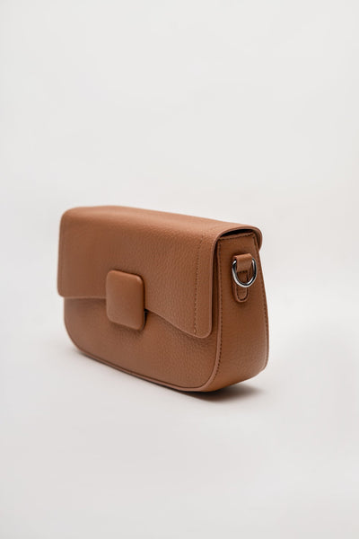 Minimalist Tan Crossbody Bag