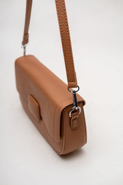 Minimalist Tan Crossbody Bag
