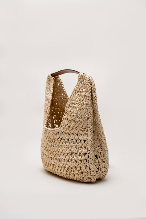 Handmade Contrast Crochet Bag