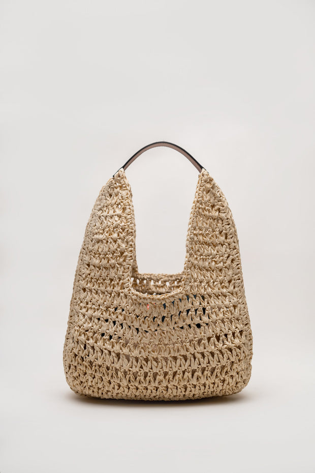 Handmade Contrast Crochet Bag
