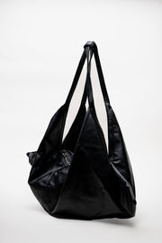 Black Classic Leather Tote