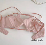 STRING THIN PAD BRA SET