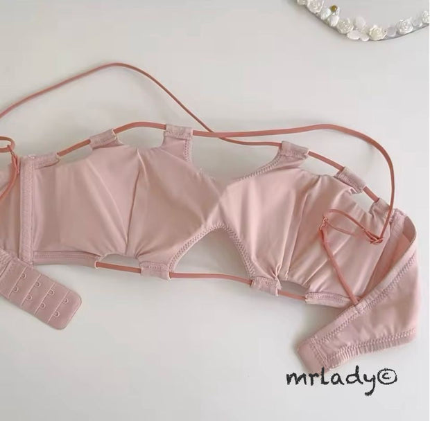 STRING THIN PAD BRA SET
