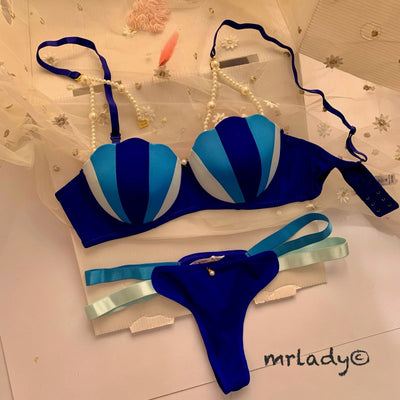 RAINBOW PEARL BRA SET