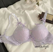 FANCY FLORAL GUL BRA SET
