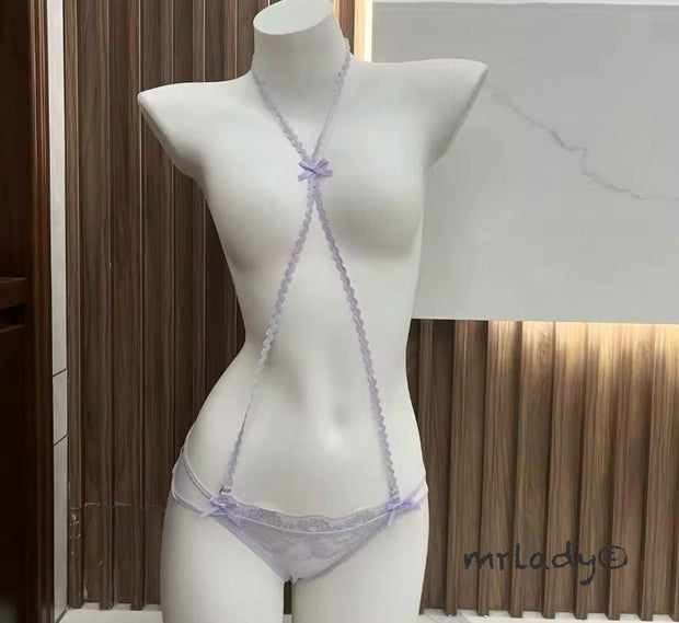 FANCY FLORAL GUL BRA SET