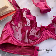 CLASSY NET PETAL BRA SET