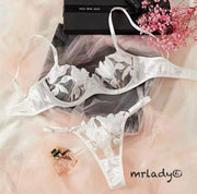 CLASSY NET PETAL BRA SET