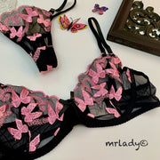 BUTTERFLY SOFT NET BRA SET