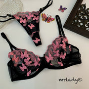 BUTTERFLY SOFT NET BRA SET