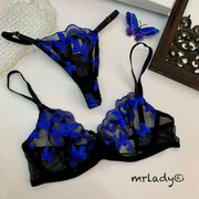 BUTTERFLY SOFT NET BRA SET