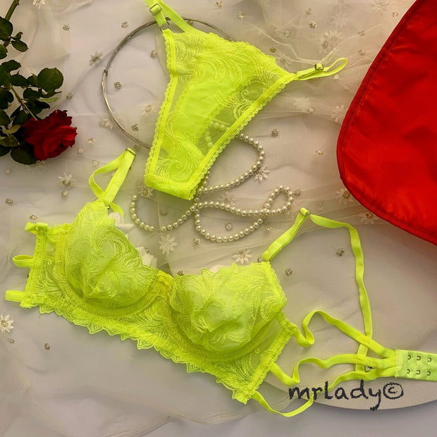 PREMIUM TURKISH RIPPLE SOFT NET BRA SET