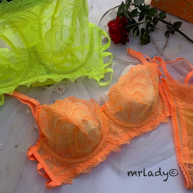 PREMIUM TURKISH RIPPLE SOFT NET BRA SET