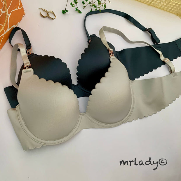 ZIG ZAG THIN PADDED BRA