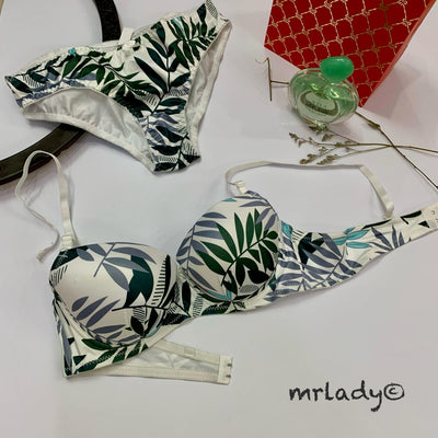 LEAF THIN PAD BRA SET