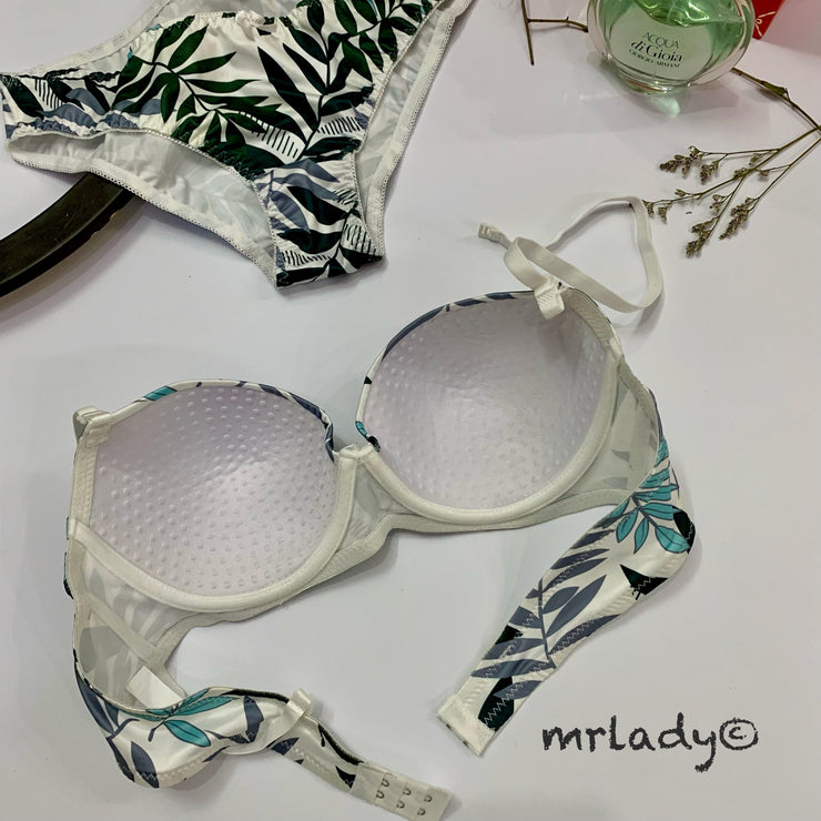 LEAF THIN PAD BRA SET