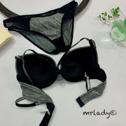 SHIMMER THIN PAD BRA SET