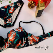 SPRING THIN PAD BRA SET