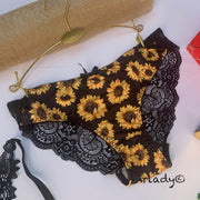 FRONT OPEN BUTTERFLY BRA SET