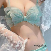 BUTTERFLY FANCY THIN PAD BRA SET