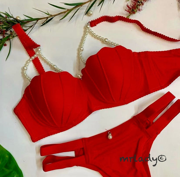 PEARLS THIN PAD BRA SET