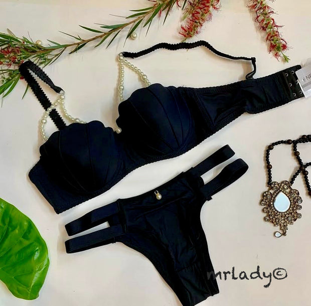 PEARLS THIN PAD BRA SET