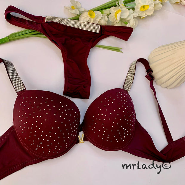 PEARLS THIN PAD BRA SET