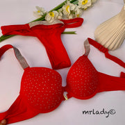 PEARLS THIN PAD BRA SET