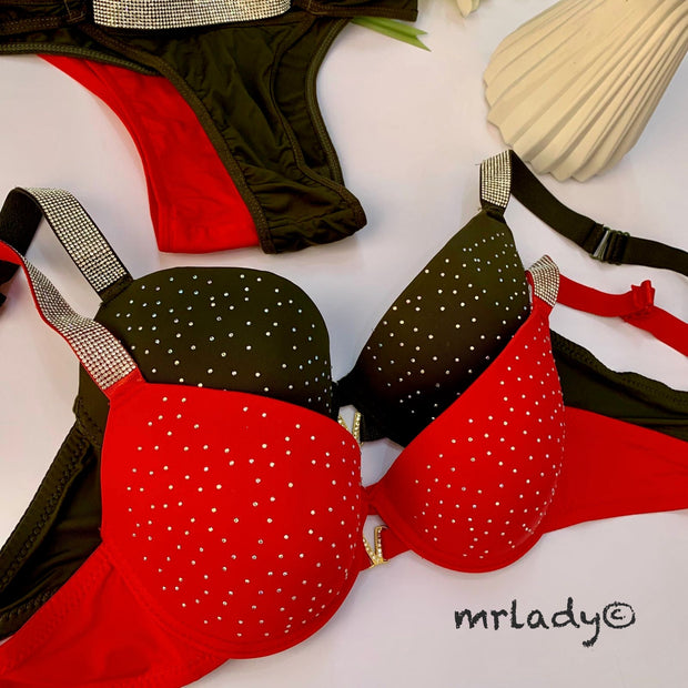 PEARLS THIN PAD BRA SET