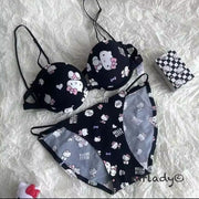 HELLO KITTY LIGHT PUSH UP BRA SET