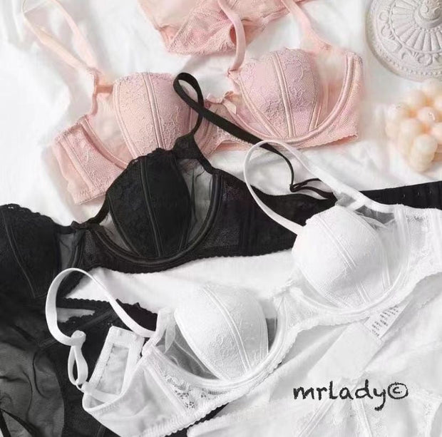 SEXY NET WIRED BRA SET